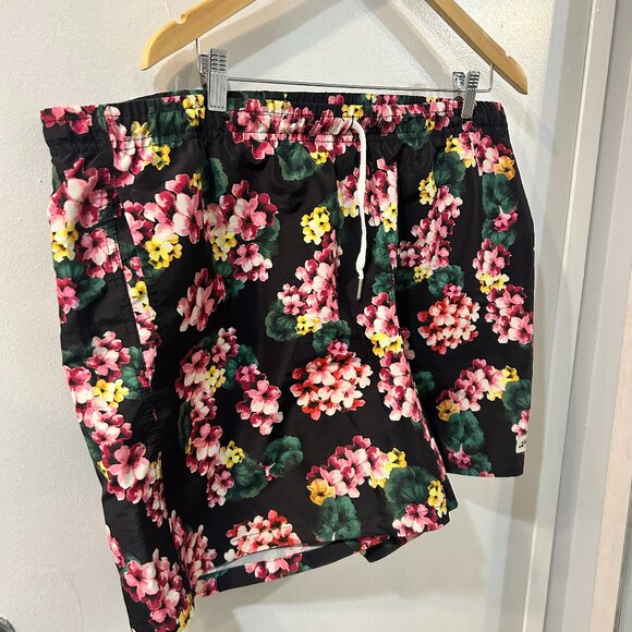 Bather Men’s Lei Black Pink Tropical Shorts XXL - Picture 1 of 5